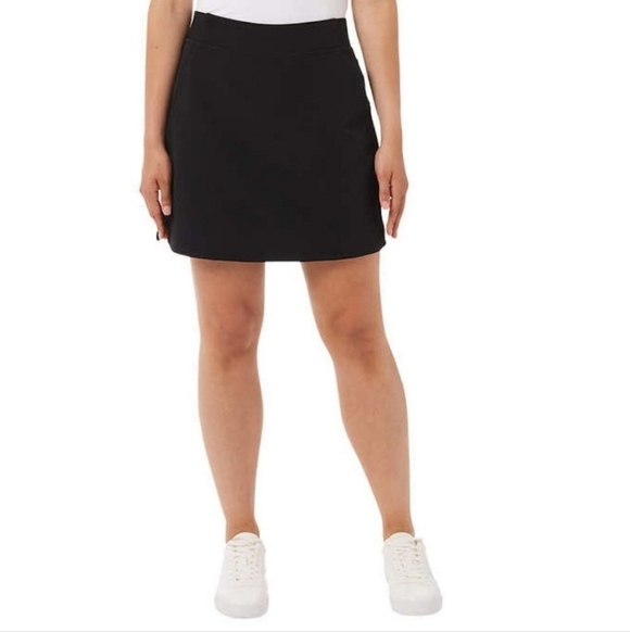 ❤️ NWT 32° Degrees Active Skort Women's Black Stretch Skirt With Shorts - Picture 1 of 13
